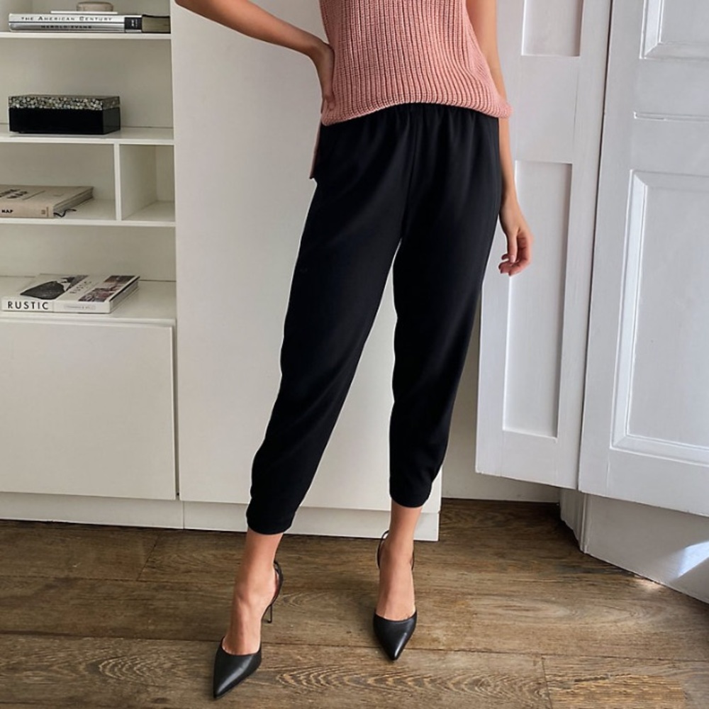 Aritzia X Babaton Crepe “Dexter” Pant in Black